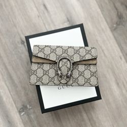 GUCCI DIONYSUS GG SUPREME SUPER MINI BAG