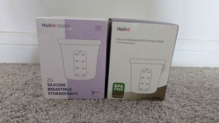 silicone breast milk storage bags