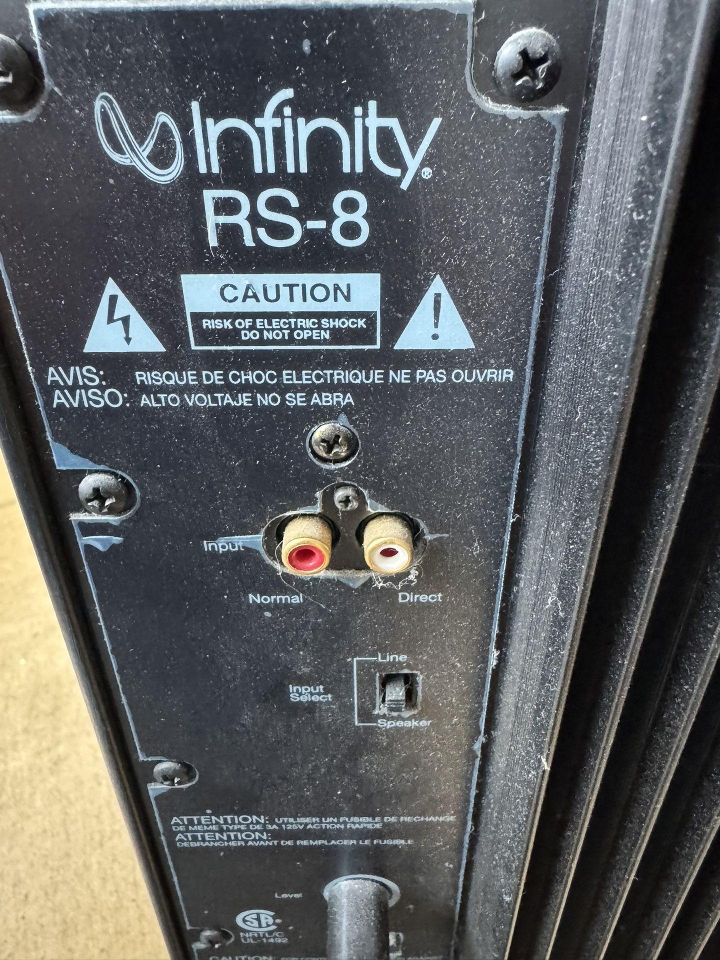 Infinity Rs8 Pair Speaker for Sale in Gilbert, AZ - OfferUp