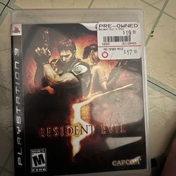 PS3 Game Resident Evil 5