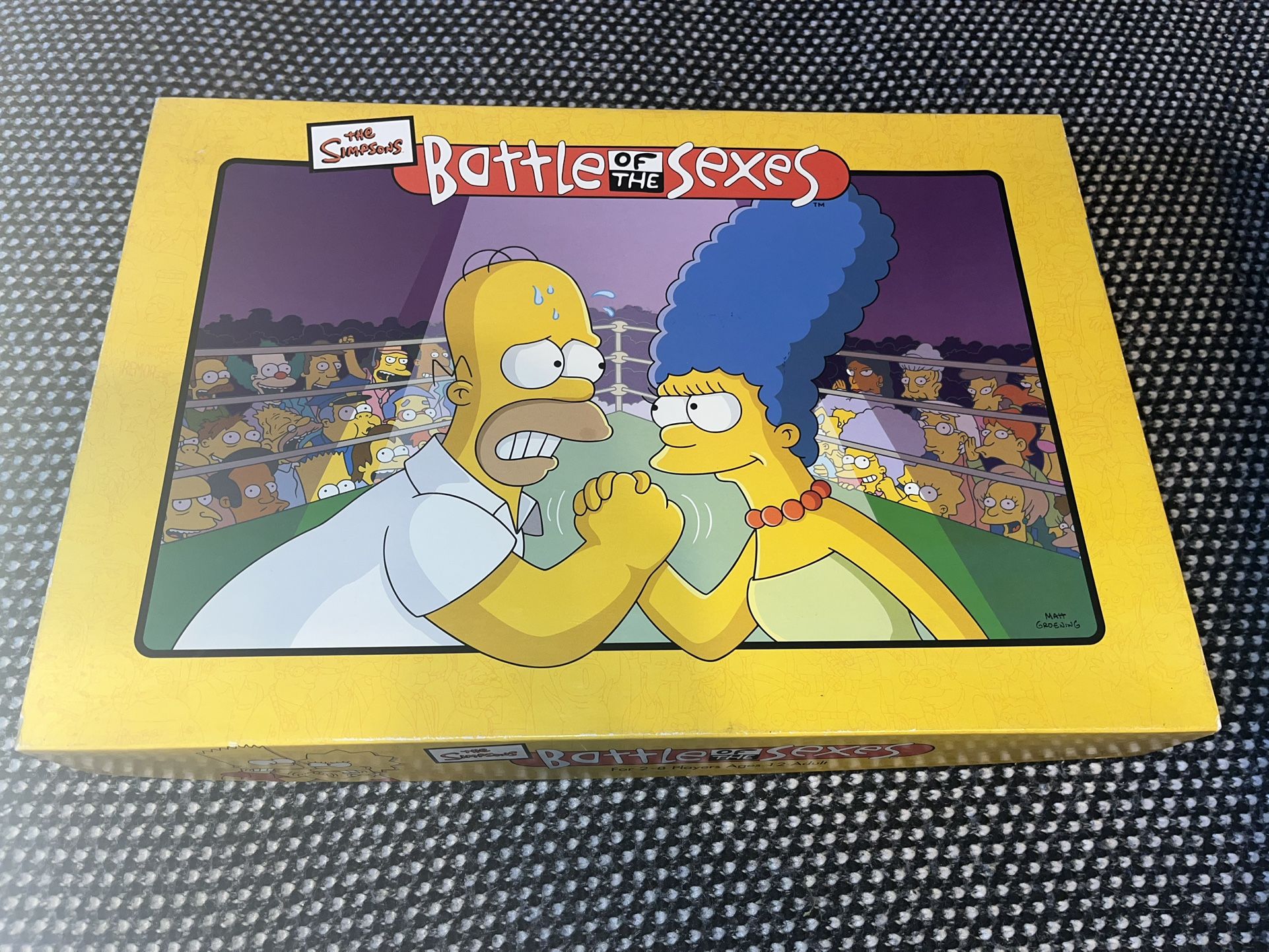 BATTLE OF THE SEXES BOARD GAME - THE SIMPSONS EDITION