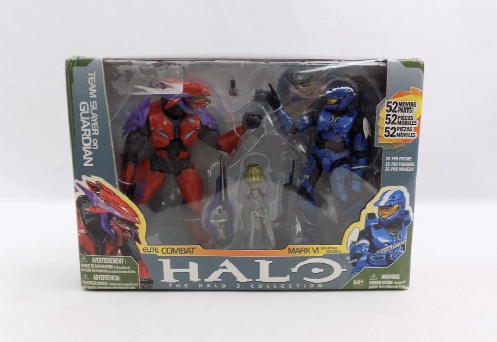 Halo 3 Collection McFarlane Toys Elite Combat Mark VI Spartan Action Figure Set