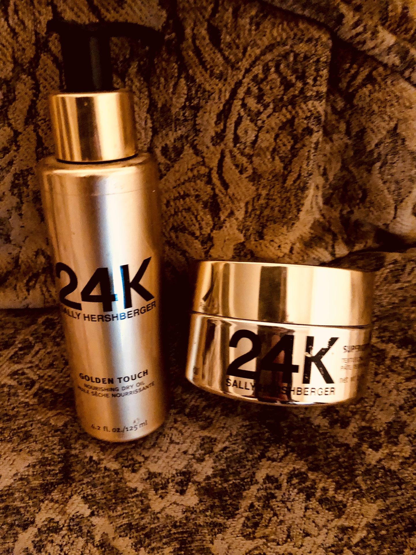 Sally Hershberger 24K Golden Touch Nourishing Dry Oil And 24K Superiority Complex Texturizing Paste