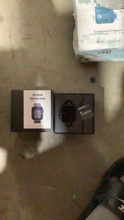 SOUYIE Smart Watch, PPG Blood Pressure Monitor, AI Running Plan, 3ATM Waterproof Fitness Tracker, 1.99" AMOLED Display, Heart Rate Blood Oxygen Sleep