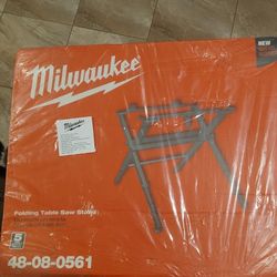 Milwaukee Folding Table Saw Stand!!!