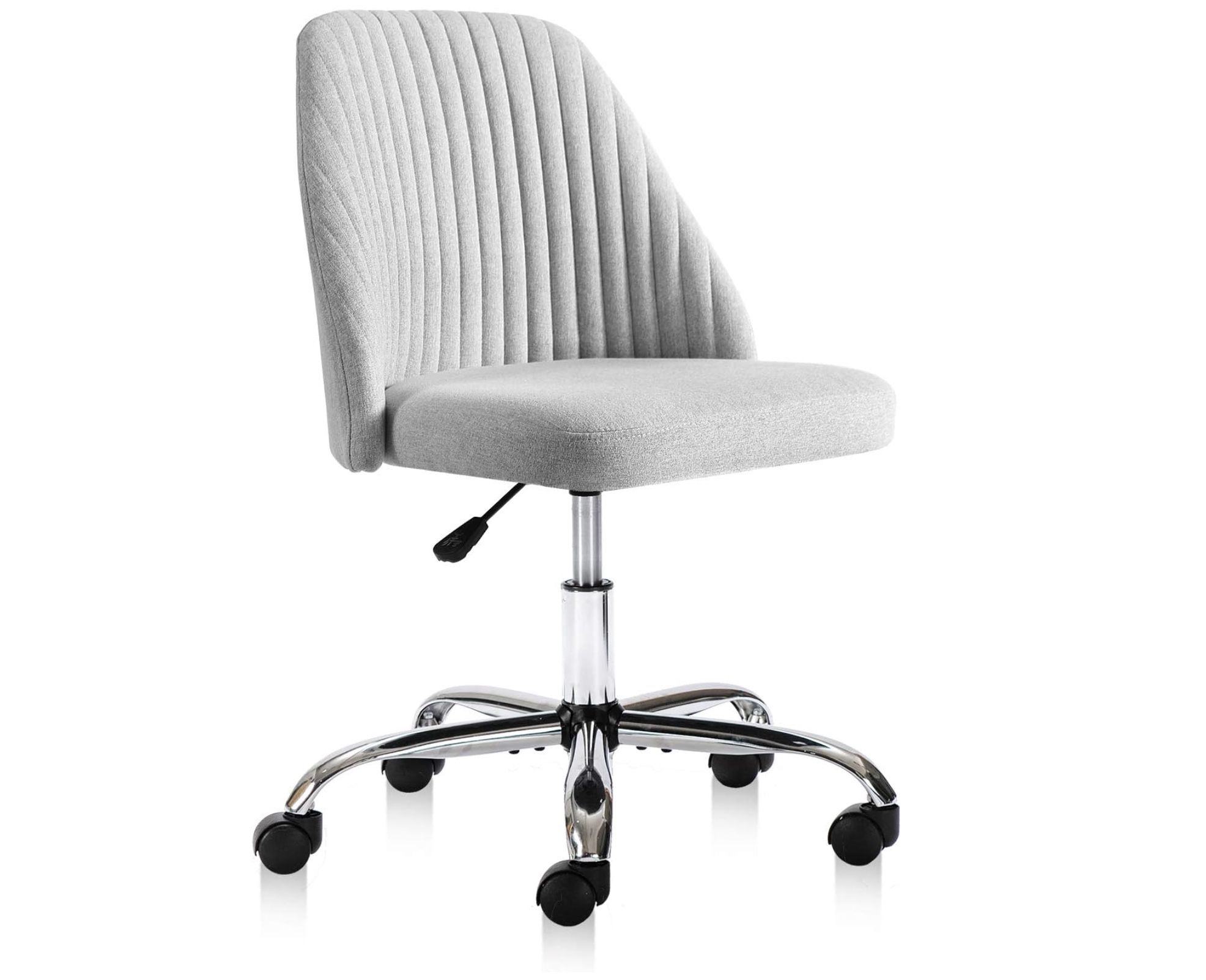 Grey Twill Office Chair β Stylish & Comfy!