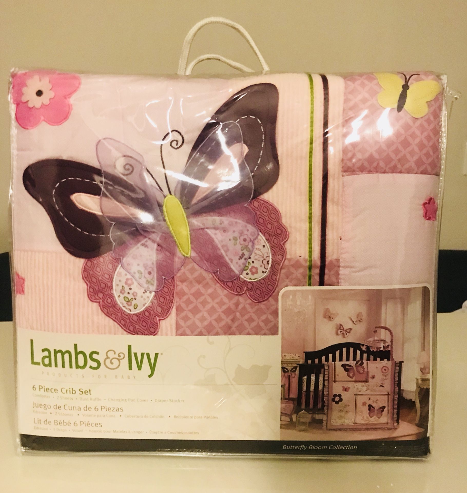 Lambs and ivy butterfly bloom sales