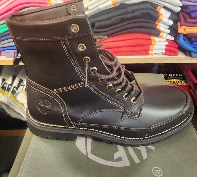 Timberland Full Grain Leather Combat Boot