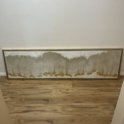 Gold Abstract Wall Decor