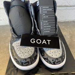 JORDAN 1 High OG "Rebellionaire Sz 10 Cash Or Bitcoin Only