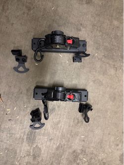 Truck mounted ratchet straps. $85
