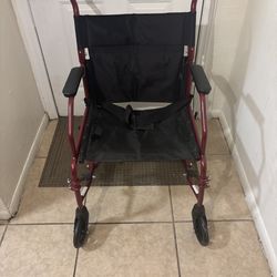 Folding Aluminum Transport Chair