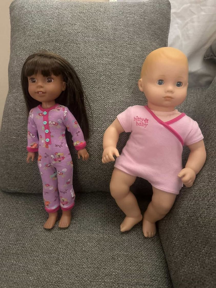 American Girl Doll And Bitty Baby
