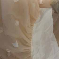 Pottery Barn Monique Lhuillier Ethereal Tulle Crib Skirt
