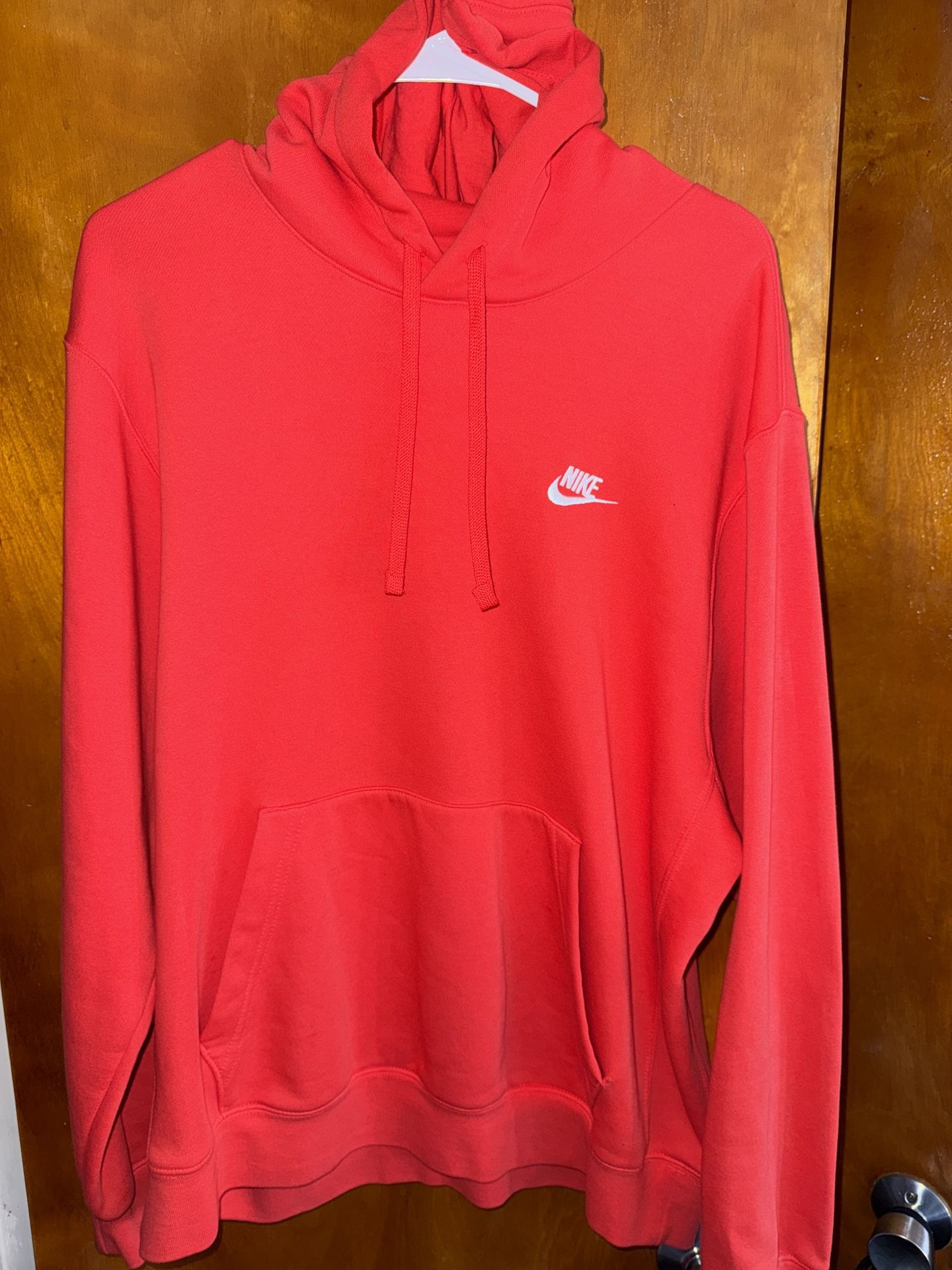 Men’s size large red Nike hoodie