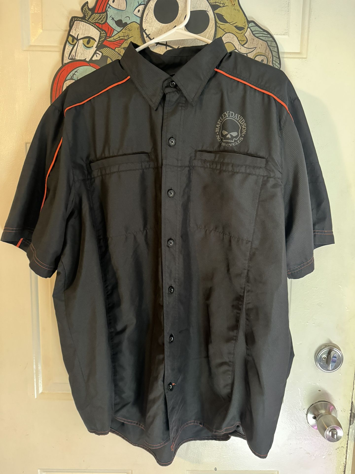 Harley Davidson Button Up