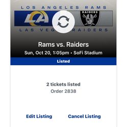 Rams vs Raiders