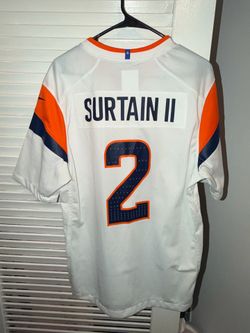 Nike Denver Broncos Patrick Surtain II #2 White Game Jersey