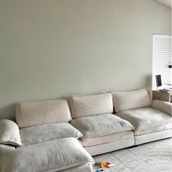 Couch W/ Ottoman 