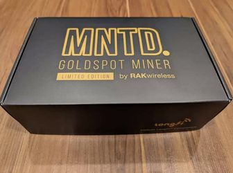 MNTD RAK Wireless Goldspot Helium Crypto Miner 🔥 - Limited Edition ✅