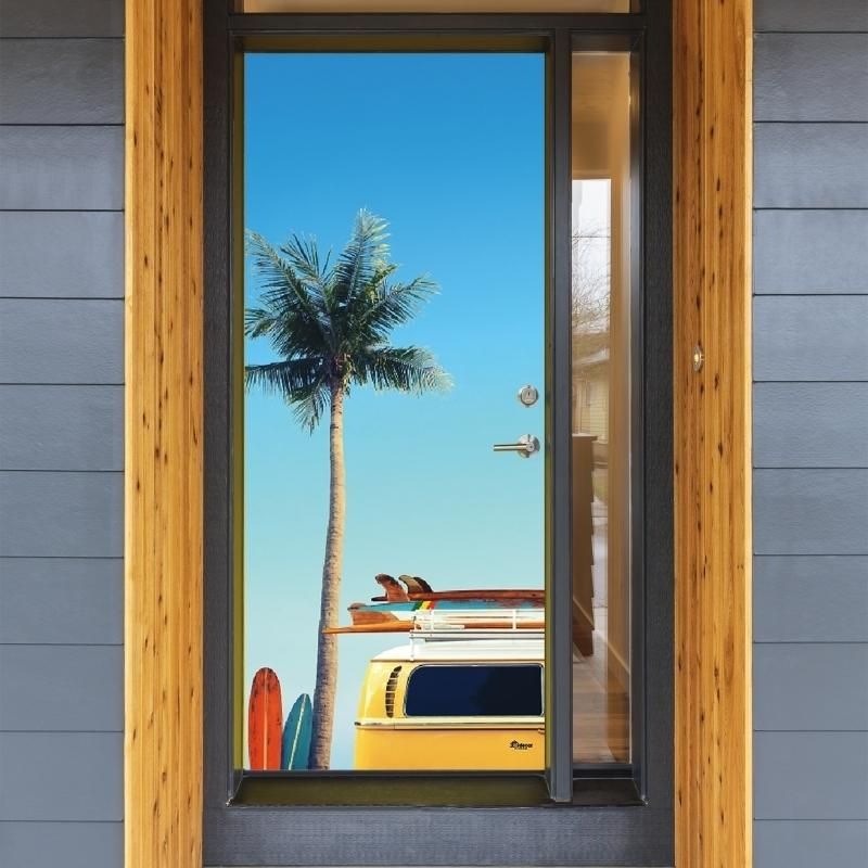 My Door Decor 285906NATR-006 36 x 80 in. Surf Life Nature Front Door Mural Sign Banner Decor, Multi Color