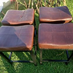 Four Bar Stools 