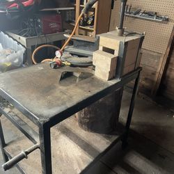 Forge And Homemade Anvil