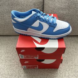 Dunk Low ‘UNC’ Gs, Ps. Sizes 7Y, 3Y. New! 