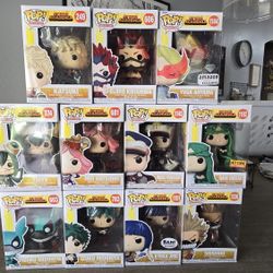 11 My Hero Academia Funko Pops Buy All Or Individual. 