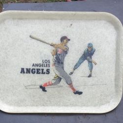 Vintage Los Angeles Angels Soda Tray,  1960s 