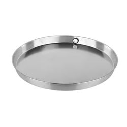 Everbilt 26 in. Aluminum Round Water Heater Drain Pan with PVC Fitting