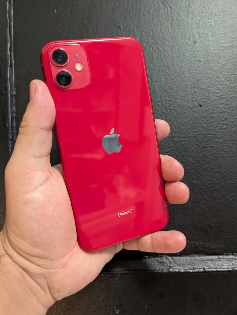 iPhone 11 64gb product red T-Mobile or Metro battery capacity 91%