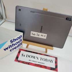Samsung Galaxy Tab S6 Lite 10. 4in Tablet - $1 Down Today - NO CREDIT Needed
