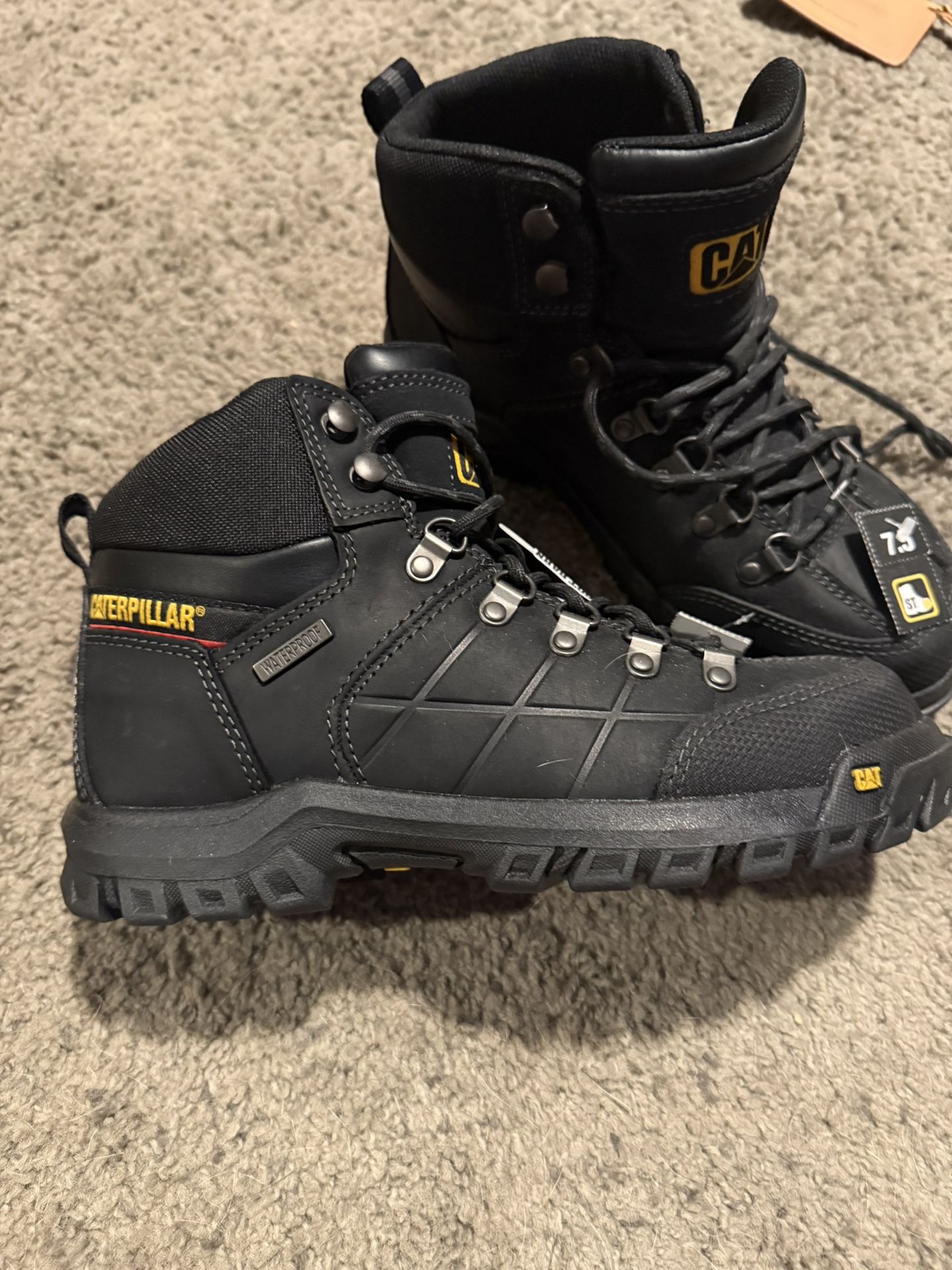 Cat Steel Toe work boots 7.5