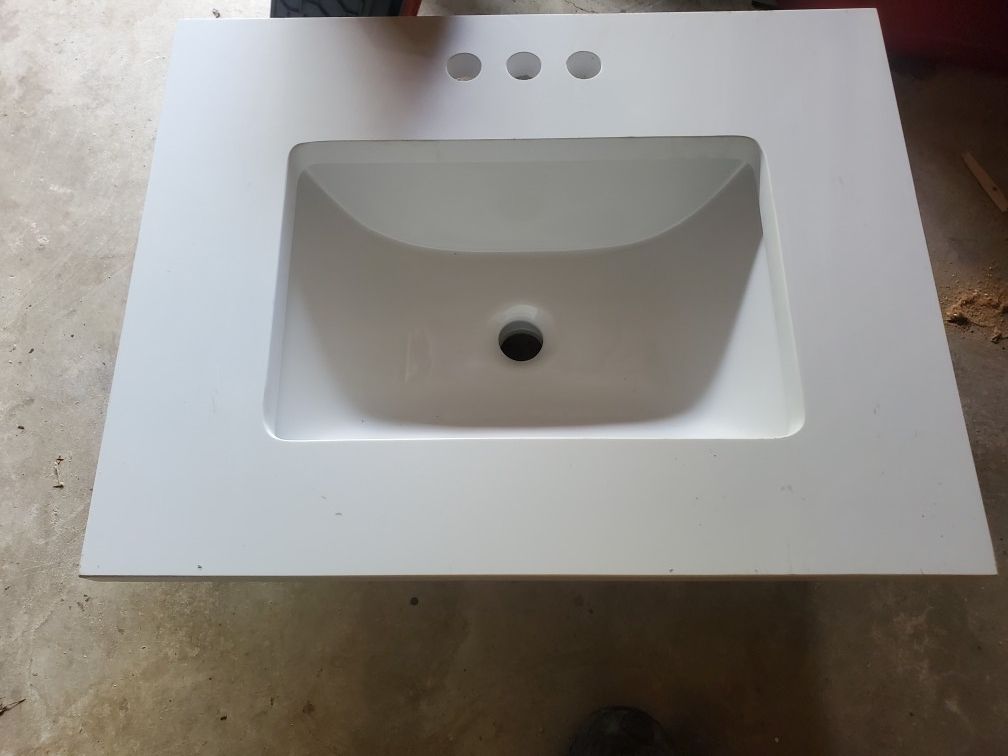 24" Stone Sink Tops With Undermount Sink