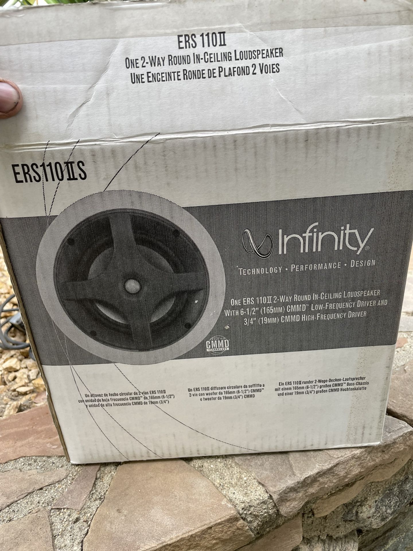 Infinity ERS 110II 6-1/2" 2-Way Round In-Ceiling Speaker