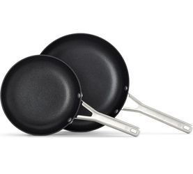 Calphalon 2-Piece Nonstick Fry Pan Set | 8” & 10” | Hard-Anodized Aluminum | New