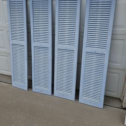 Plastic Paintable Shutters