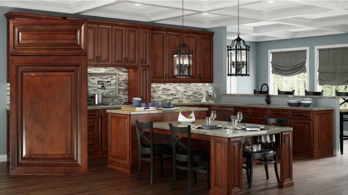 Cabinets made out of all wood on sale! Installation available