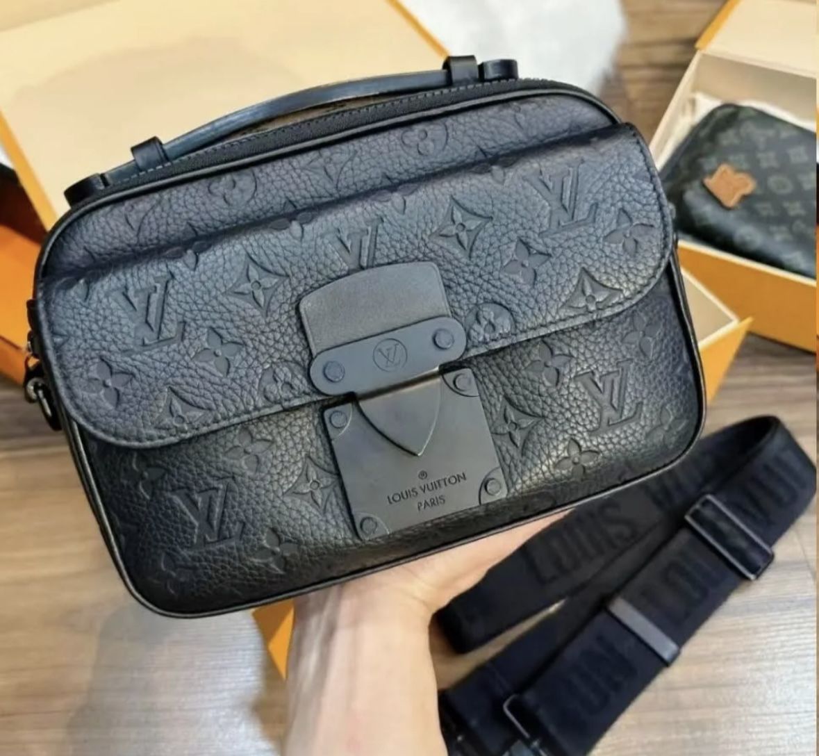 Louis Vuitton Black Crossbody Bag