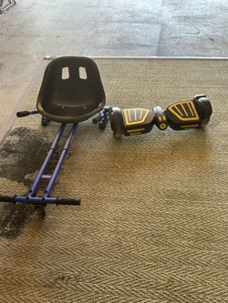 Hover1 Ranger Plus Hoverboard and Hover1 Hoverboard Go kart seat attachment
