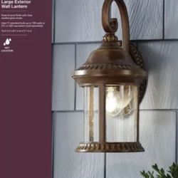 Home Decorators Collection Cambridge Outdoor Essex Bronze Wall Lantern Sconce