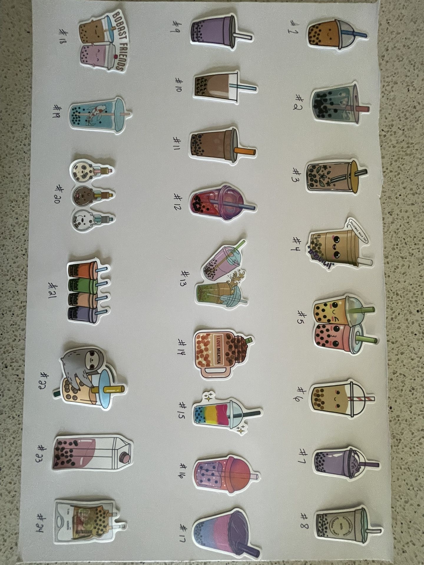 Bobby Tea π§ Stickers