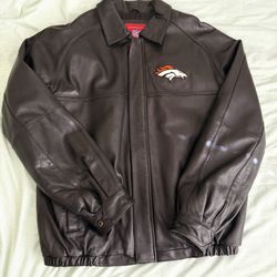 Men’s Broncos Leather Jacket 
