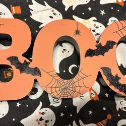 Reversible BOO Wood Sign - Halloween decor 