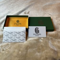 Goyard Card Holder | White | hardly used 