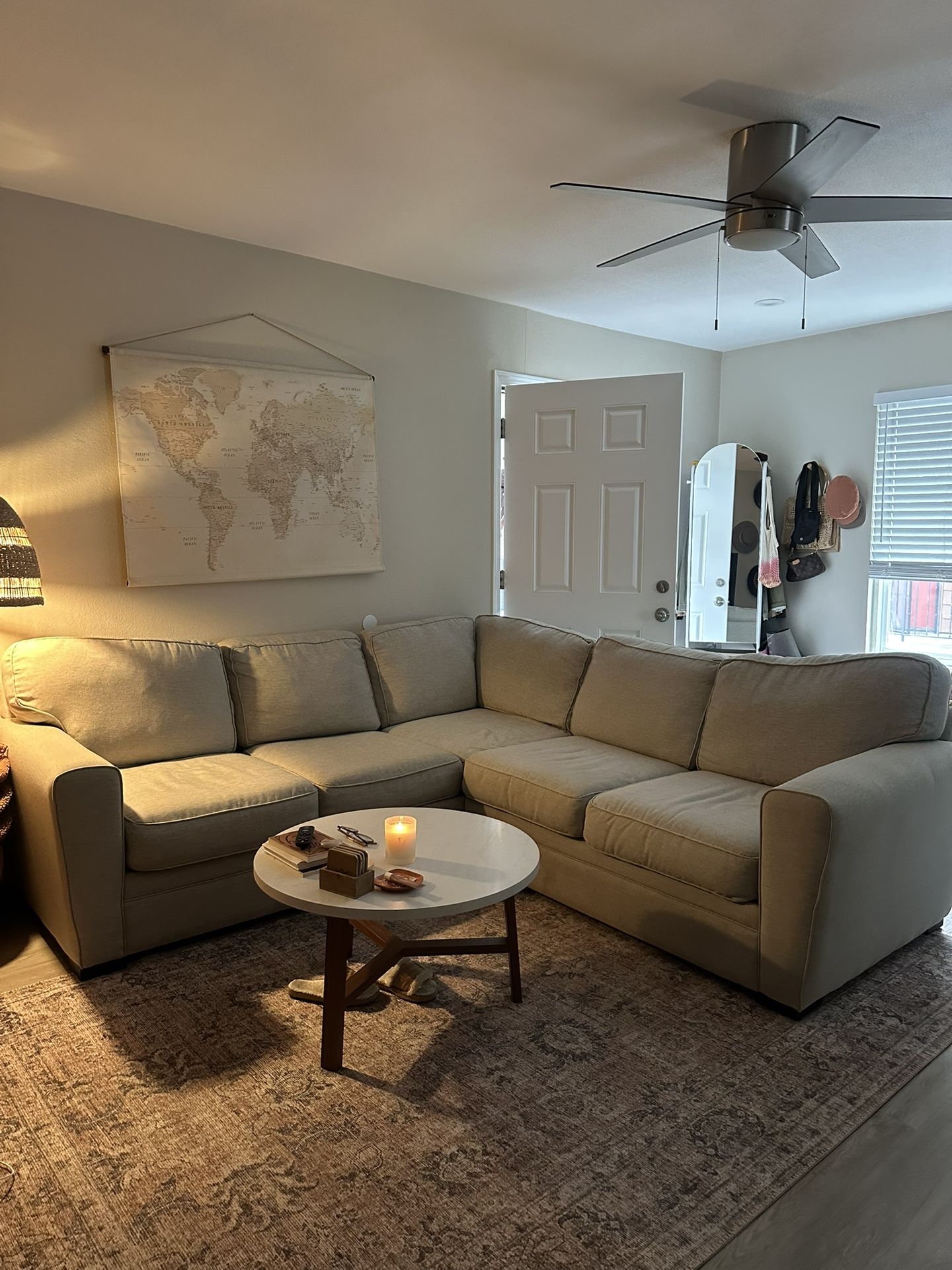 Gray sectional - need gone asap!