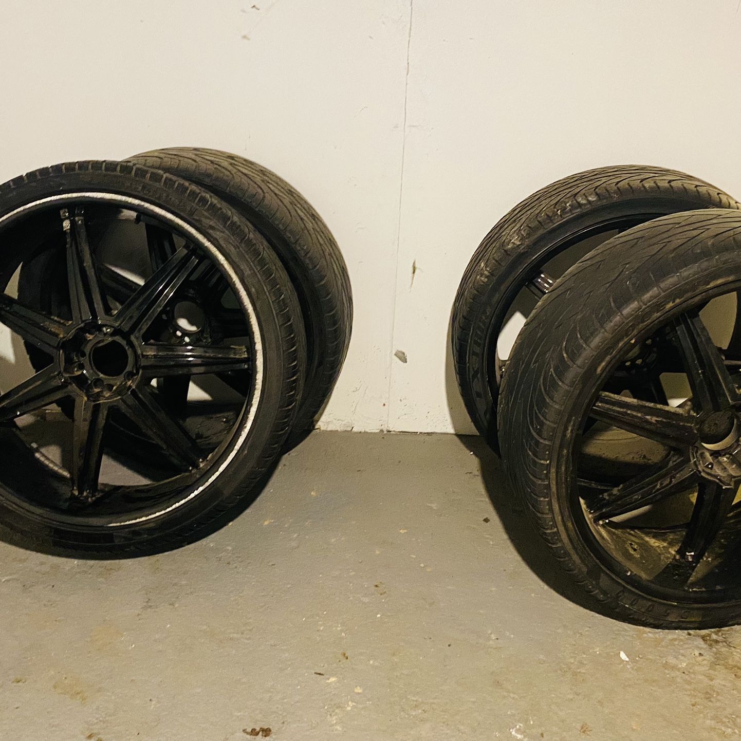 26inch 5 Lug adapter Tire And Rims For Sale