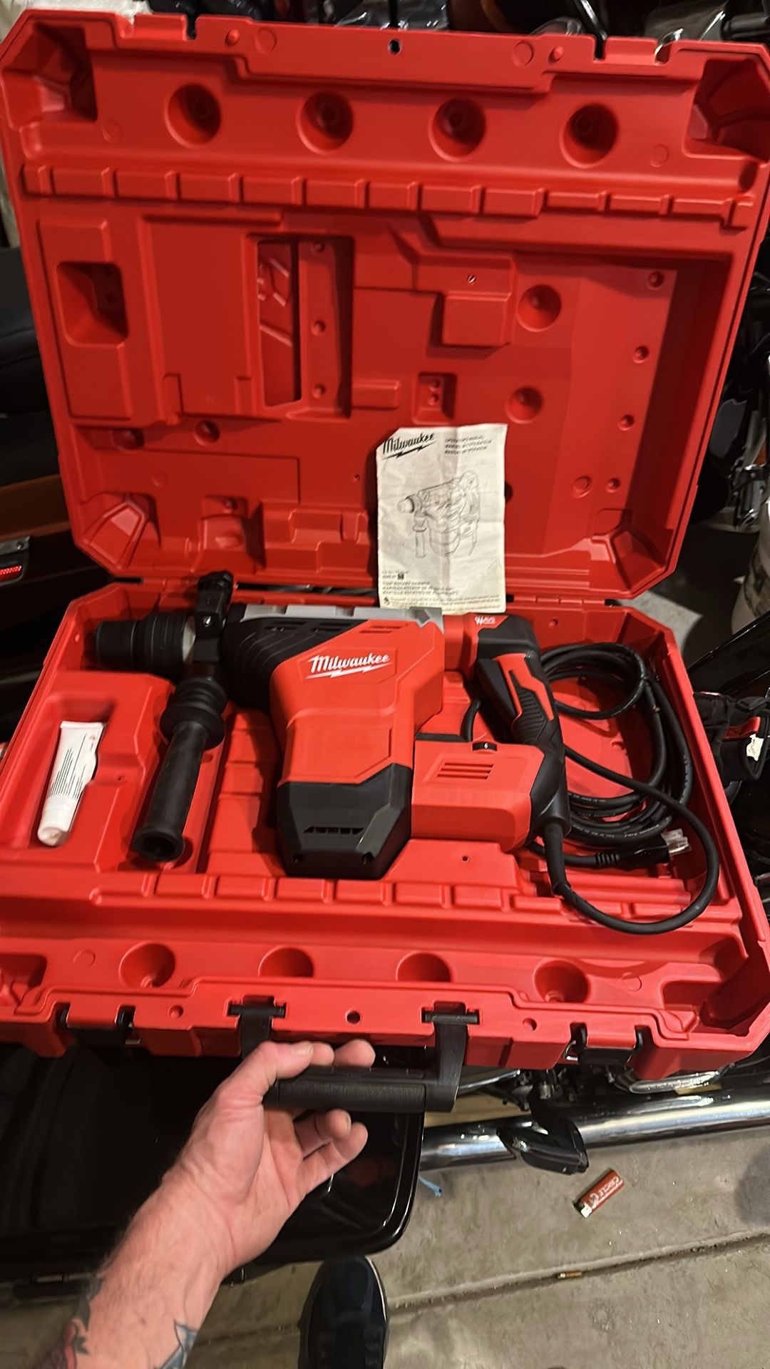 Milwaukee SDSmax 1 3/4 hammer drill