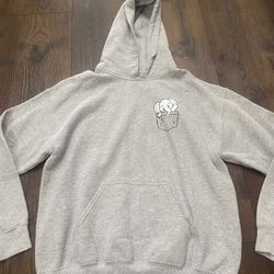 Women’s Gray Elephant Hoodie Sweater Size Medium #21